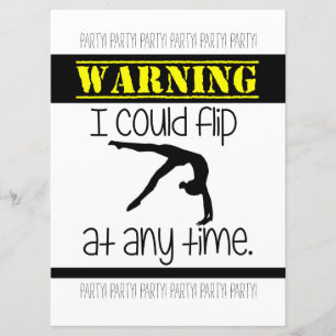 Invitation La gymnastique I a pu renverser à tout moment