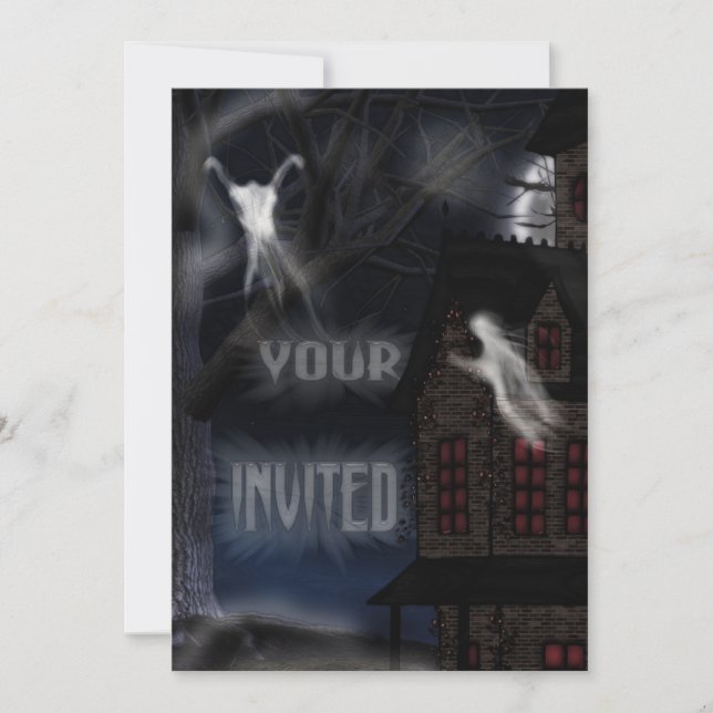 Invitation La Haunée À Willowstone (Devant)