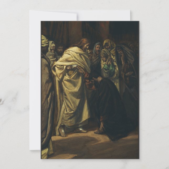 Invitation La Incrédulité de saint Thomas par James Tissot (Devant)