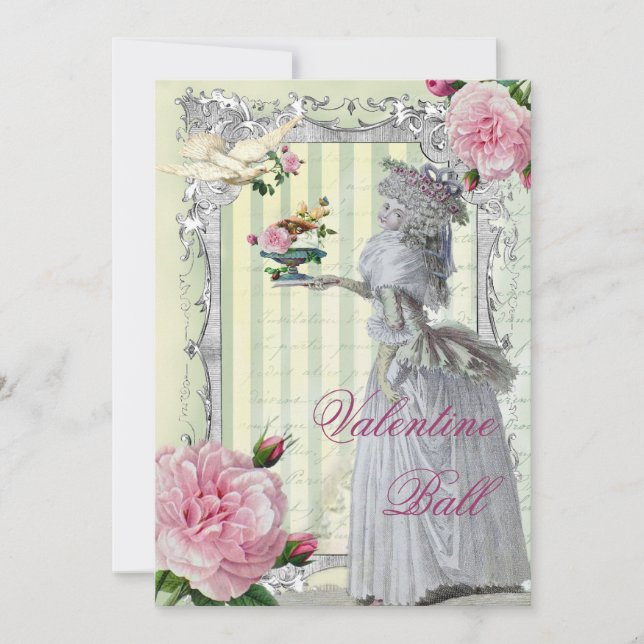 Invitation La Lettre D'amour Valentine (Devant)