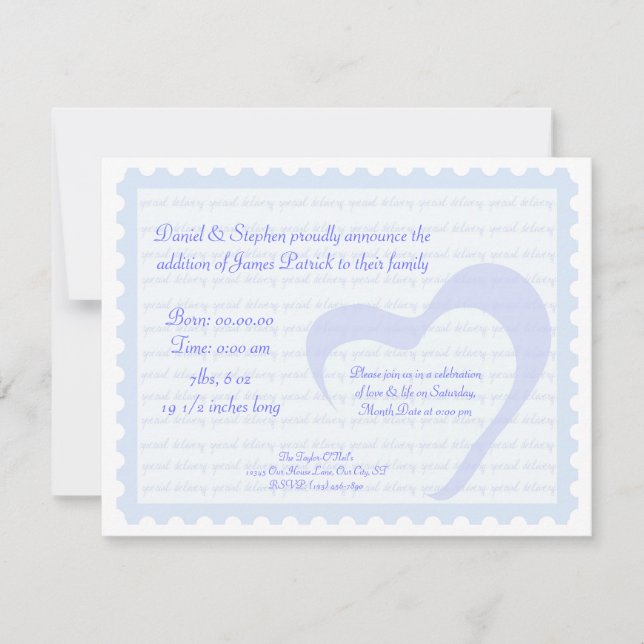 Invitation La livraison spéciale (Devant)