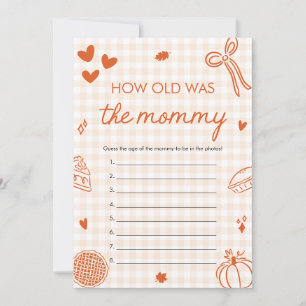 Invitation La Main D'Automne A Dessiné L'Âge Du Jeu De Maman