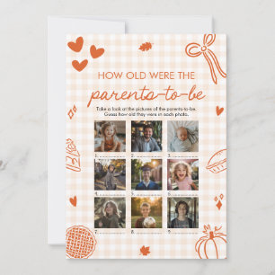 Invitation La Main D'Automne A Dessiné L'Âge Du Jeu Des Paren