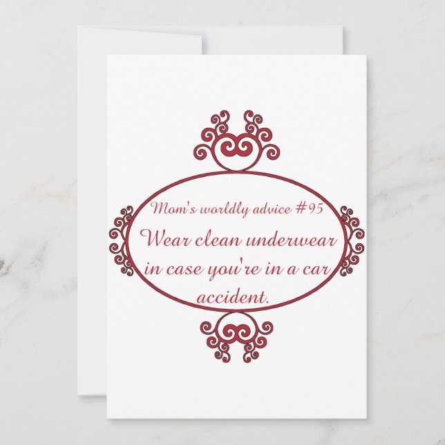 Invitation La maman drôle cite sur des T-shirts et des (Devant)