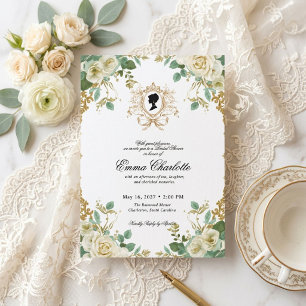 Invitation La mariée de la saison Regency Bridal Shower