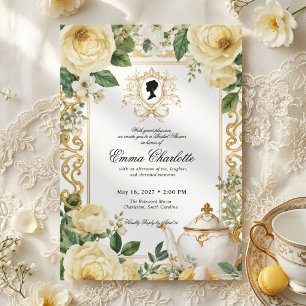 Invitation La mariée de la saison Regency Bridal Shower