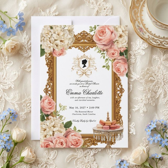 Invitation La mariée de la saison Regency Bridal Shower (Créateur téléchargé)