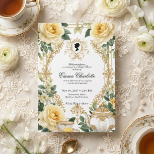 Invitation La mariée de la saison Regency Bridal Shower