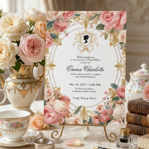 Invitation La mariée de la saison Regency Bridal Shower