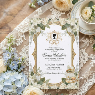Invitation La mariée de la saison Regency Bridal Shower