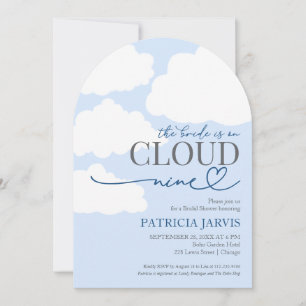 Invitation La mariée est sur un nuage Bridal Shower 