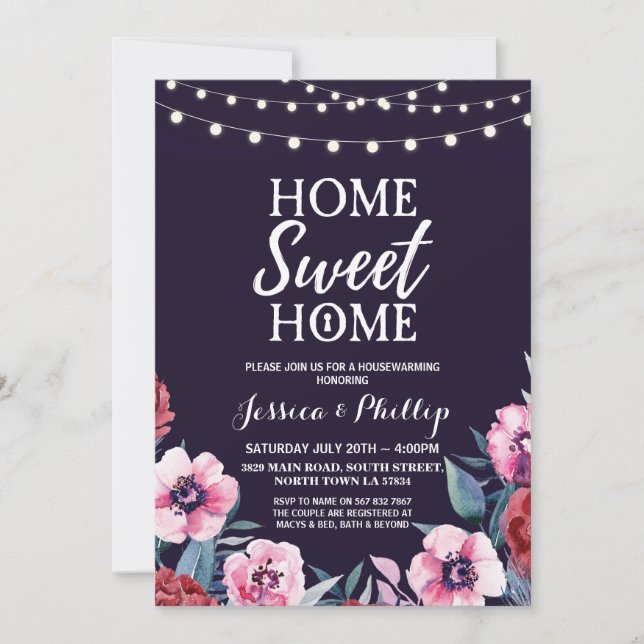 Invitation La Marine du Parti du réchauffement climatique ros (Devant)