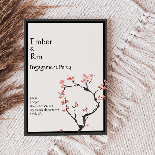 Invitation La montagne Sakura | Groupe de l'engagement Décont (Créateur téléchargé)