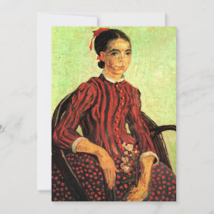 Invitation La Mousme, assise de Vincent van Gogh