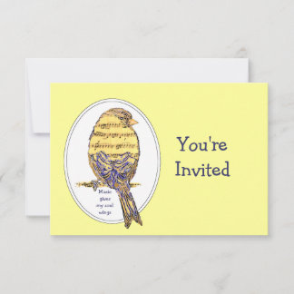 Invitation La musique donne mes ailes soul Citer Bird Bird An