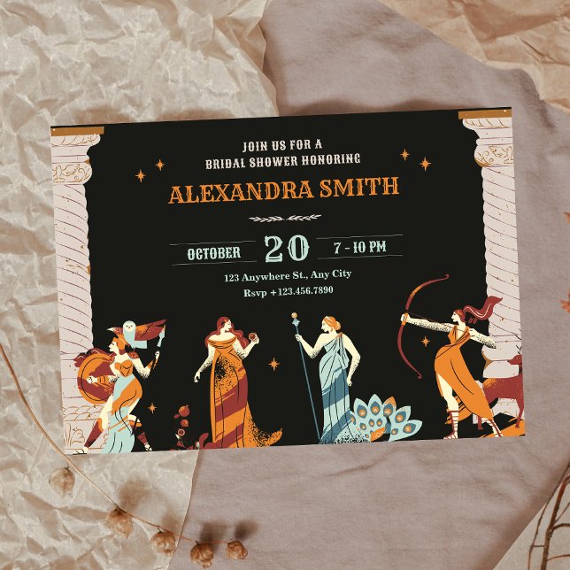 Invitation La mythologie dédie les héros (Créateur téléchargé)