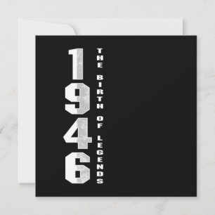 Invitation La naissance des légendes 1946 76 e anniversaire C