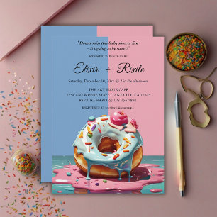 Invitation La noix de muscade moderne arrose le Baby shower n