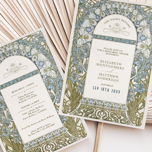 Invitation La Nuit Avant la Répétition de Mariage (Créateur téléchargé)