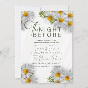 Invitation La Nuit Avant Le Dîner De Répétition Mariage