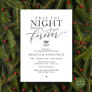 Invitation La Nuit Avant le Dîner de Répétition pour Toujours