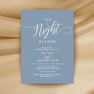 Invitation La Nuit Avant le Mariage : Dîner de Répétition Mod