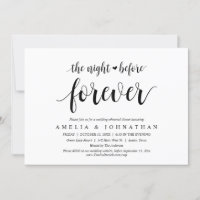 La Nuit Avant Pour Toujours, Dîner De Répétition M