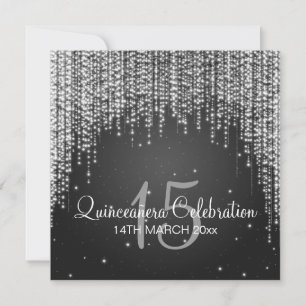 Invitation La nuit de partie de célébration de Quinceañera