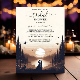 Invitation La nuit Sunset Moon Nuage Twilight Fête des mariée