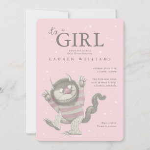 Invitation Là où les choses sauvages sont Fête de bébé fil