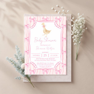 Invitation La pépinière d'oie rime le baby shower