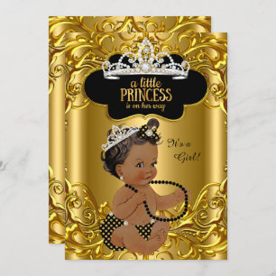 Invitation La petite princesse est en chemin Baby shower ethn