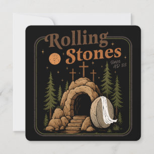 Invitation La Pierre A Été Roulée Il Est Vivant Pâques