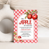 La pomme de notre Baby shower oculaire