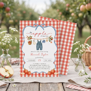 Invitation La Prune de Nos Yeux Fête de Bébé Garçon Automne