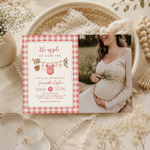 Invitation La Prunelle de Nos Yeux Corde à Linge Baby Shower