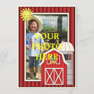 Invitation La "Red Barn" du dimanche - Fête des enfants ou Ba