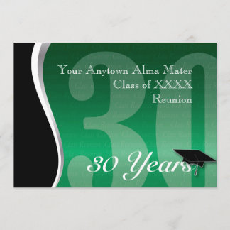 Invitation La Réunion personnalisable de classe de 30 ans
