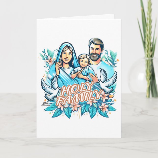 Invitation La Sainte Famille (Devant)