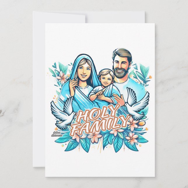 Invitation La Sainte Famille (Devant)