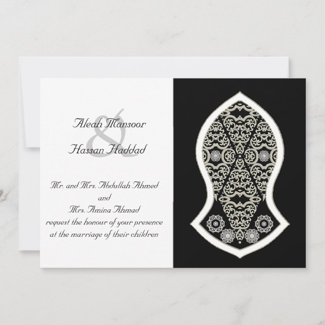 Invitation La Sandale Du Prophète (Blanc) (Devant)