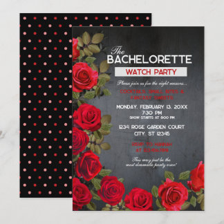 Invitation La soirée de visionnage de Bachelorette la plus dr