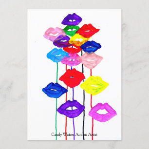 Invitation La sucrerie arrose l'artiste d'autisme