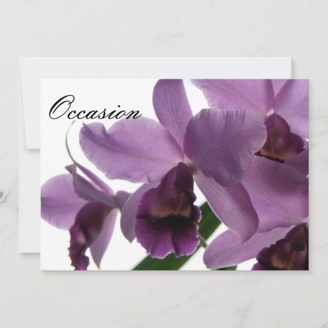 Invitation La Tout-Occasion Orchid1 invite (Devant)