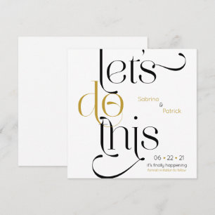 Invitation La typographie en gras permet d'enregistrer la dat