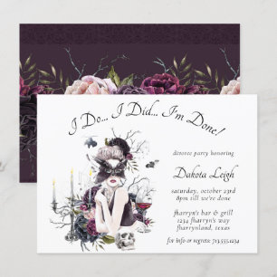 Invitation La Vampiresse Divorce Glamour Gothique et Maussa