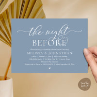 La veille, Dîner De Répétition Mariage Classique