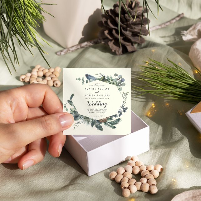 Invitation La verdure d'hiver | Mariage informel ivoirien (Créateur téléchargé)