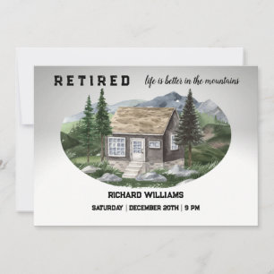 Invitation La vie de retraite est meilleure dans les montagne