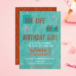 Invitation La vie d'une fille Showgirl anniversaire Anniversa<br><div class="desc">La vie d'une fille Showgirl anniversaire Invitation d'anniversaire. This The Life of a Birthday Girl Showgirl Birthday Invitation est le moyen parfait pour les amis invitations et la famille à votre fête d'anniversaire.</div>